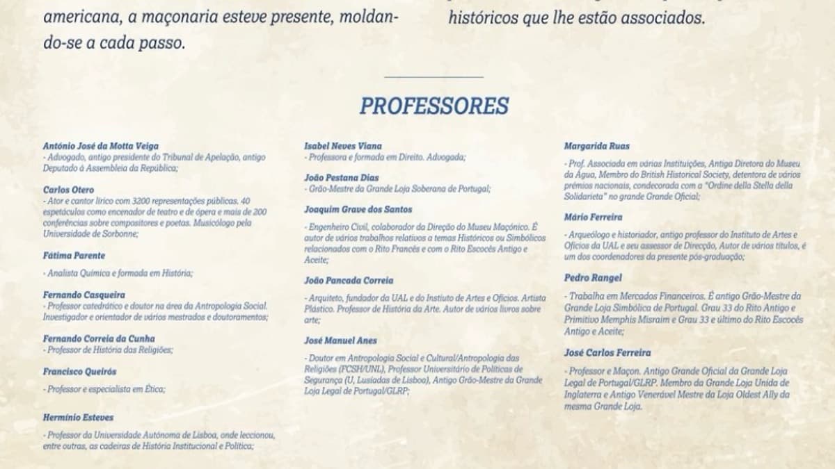 Apresentação internacional do Rito Português — 22