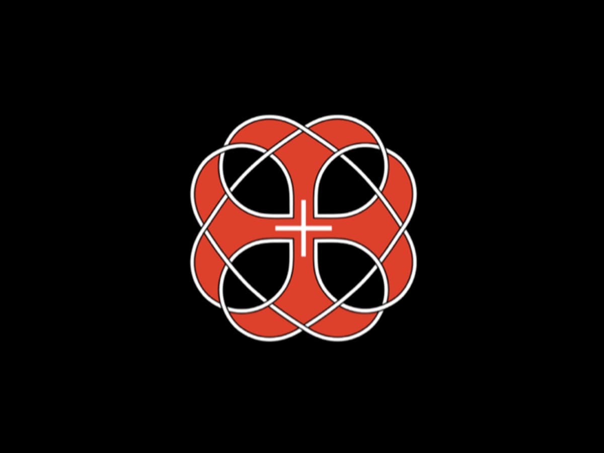 Construção geométrica do emblema — etapa 16